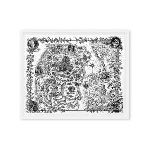 Wild Kingdom Framed Canvas canvas wall art mockup